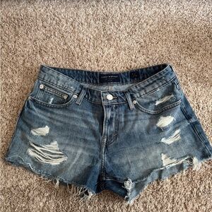 Lucky Brand Distressed Blue Jean Shorts